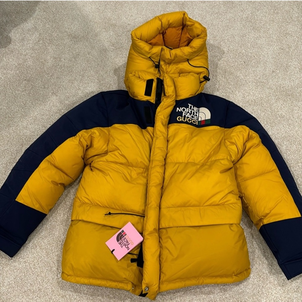The North Face Gucci Yellow and Navy Jacket